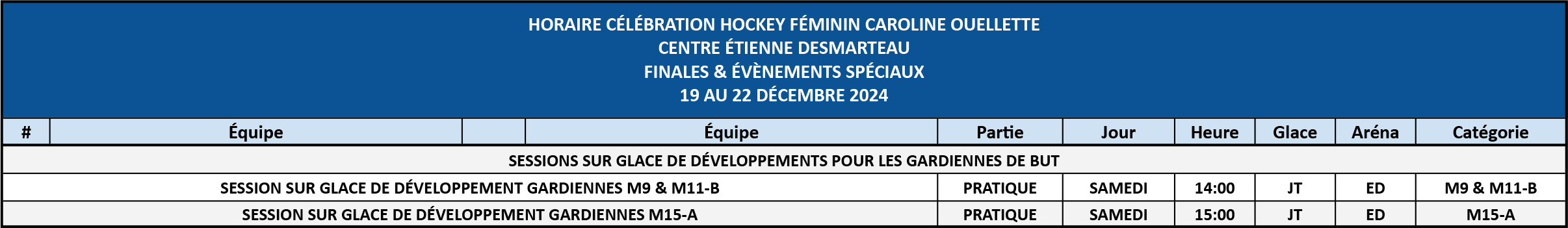 Schedule ED 2024 Special